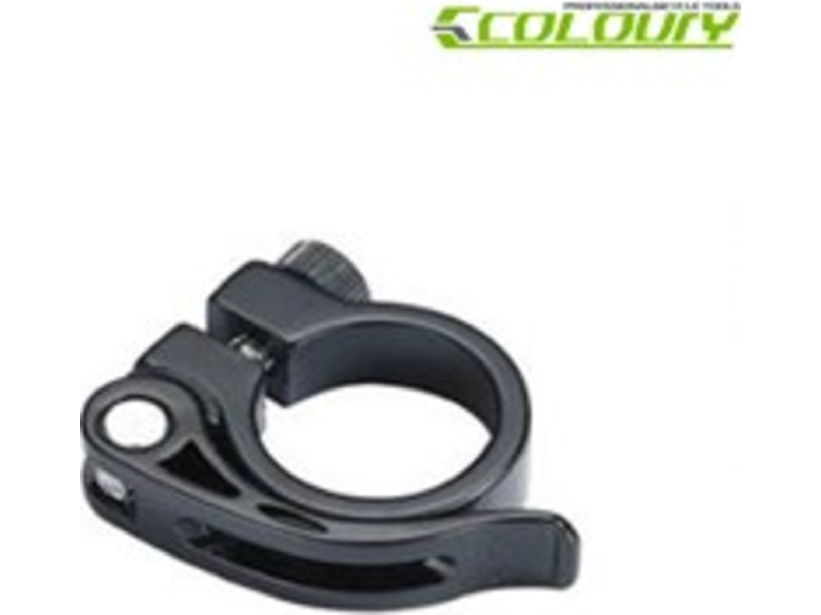 Alloy Seat Post Clamp with Lip 31.8 mm, Black