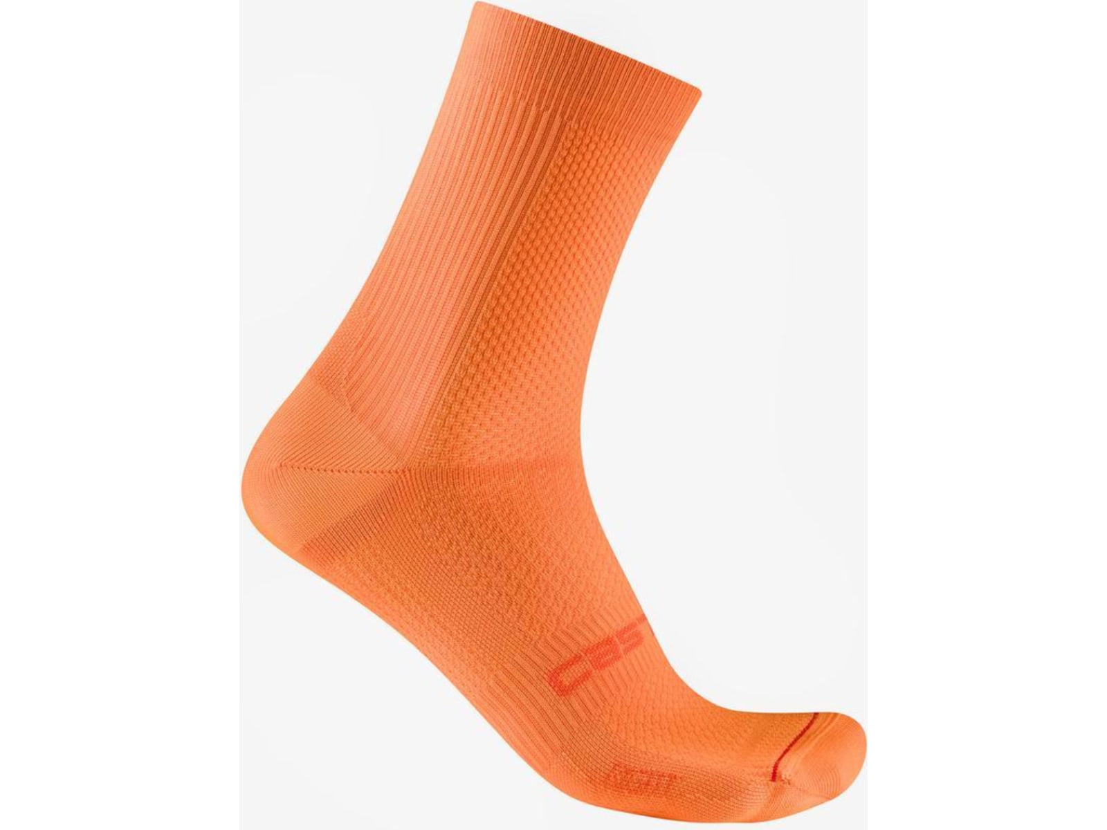 Castelli Espresso 2 Women's 12 Sock, Vivid Orange