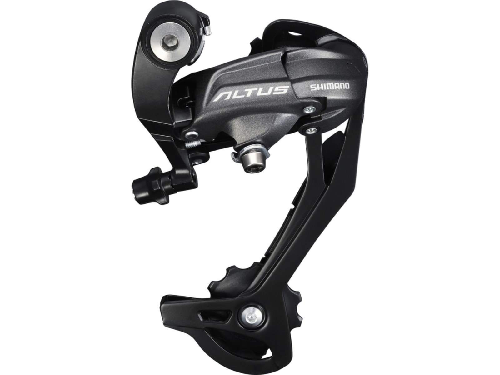 Shimano Altus RD-M370-SGS 9-Speed Rear Derailleur, Black