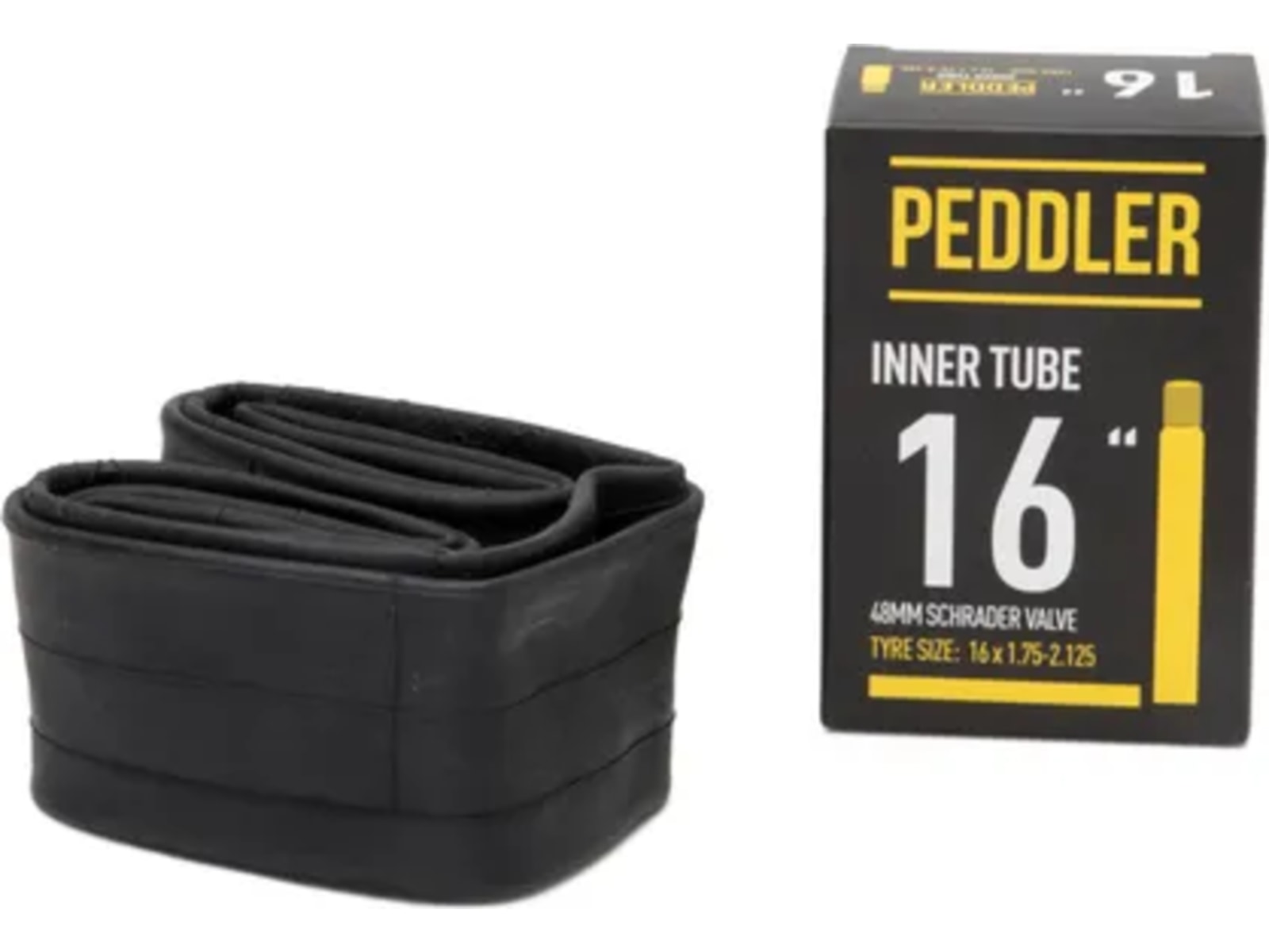 Peddler Tube 16 x 1.75-2.125, Schrader Valve 48 mm
