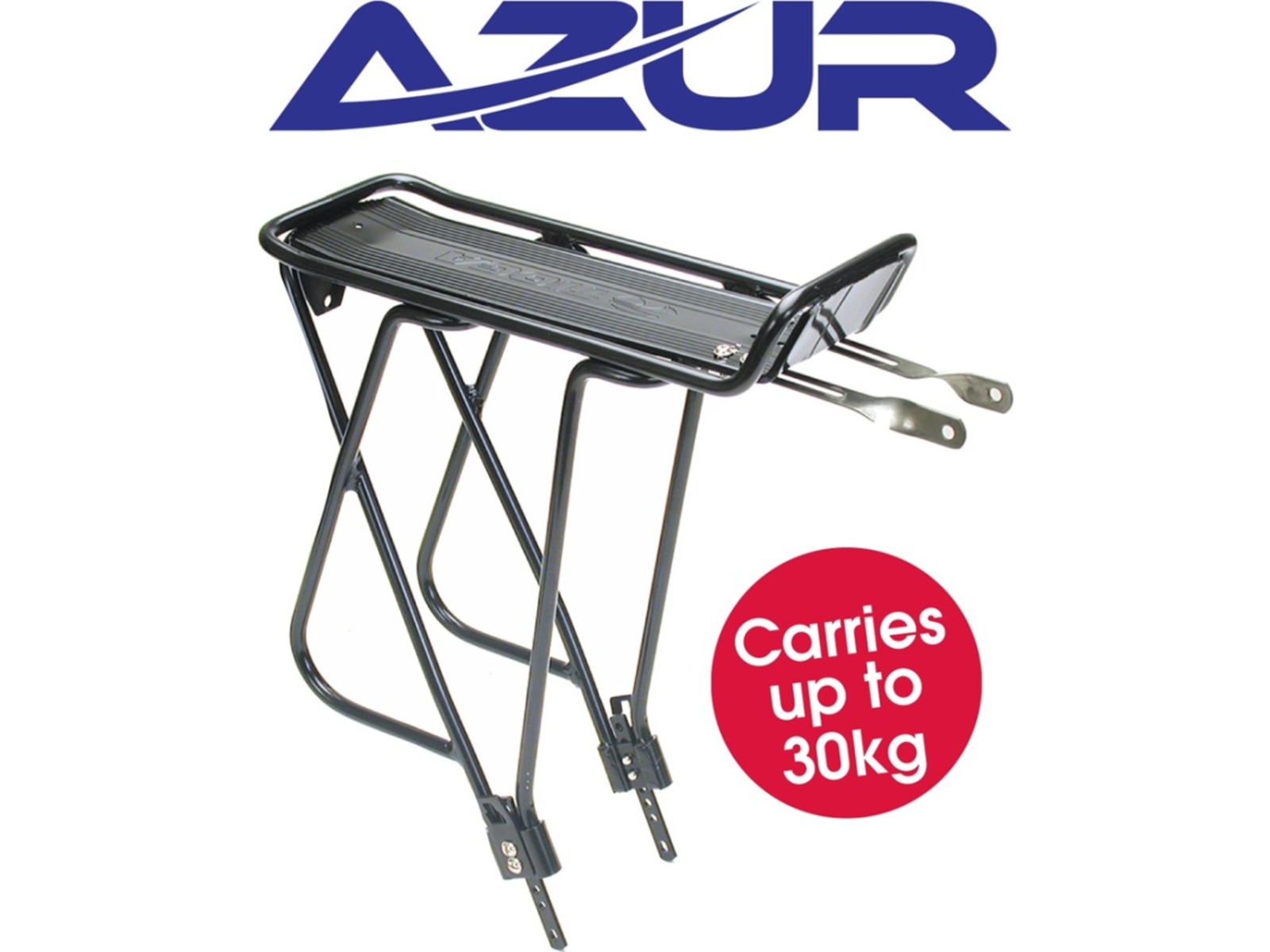 Heavy Duty Alloy Rear Carrier for 700c Non-Disc Bikes, Black