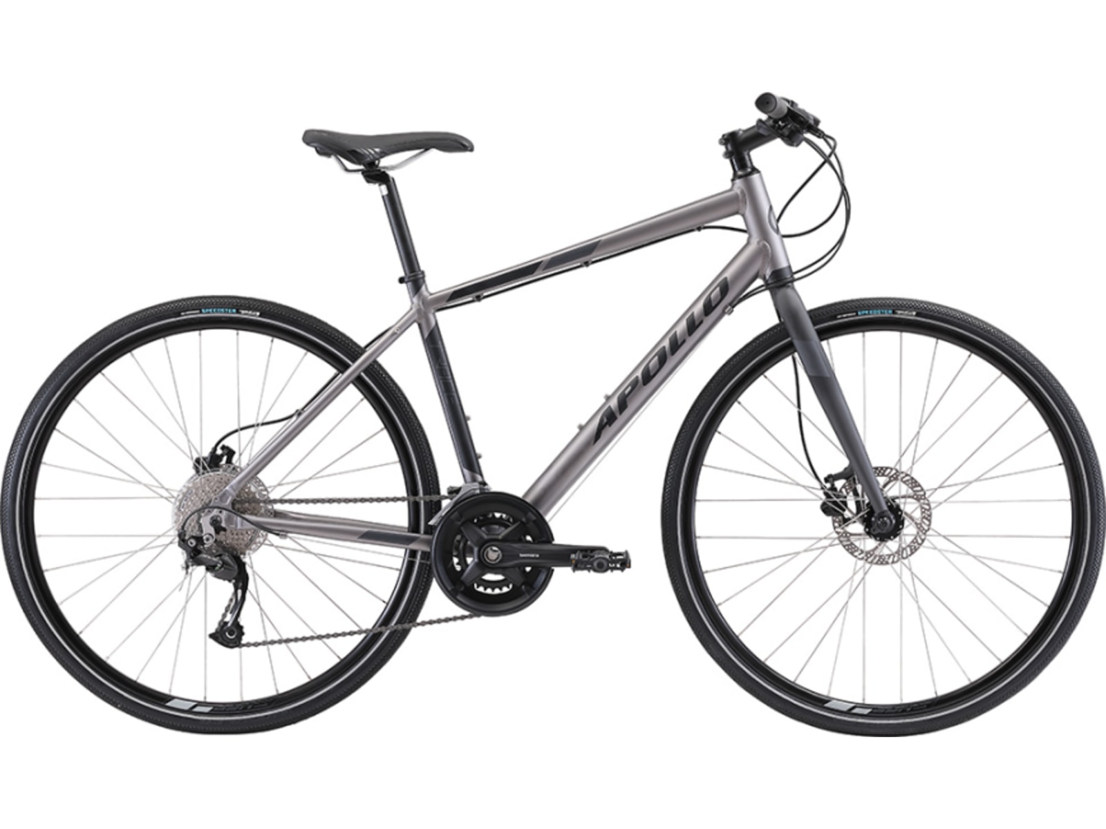 Apollo Trace 30 Hybrid Bike, Matte Sand/Black, Large