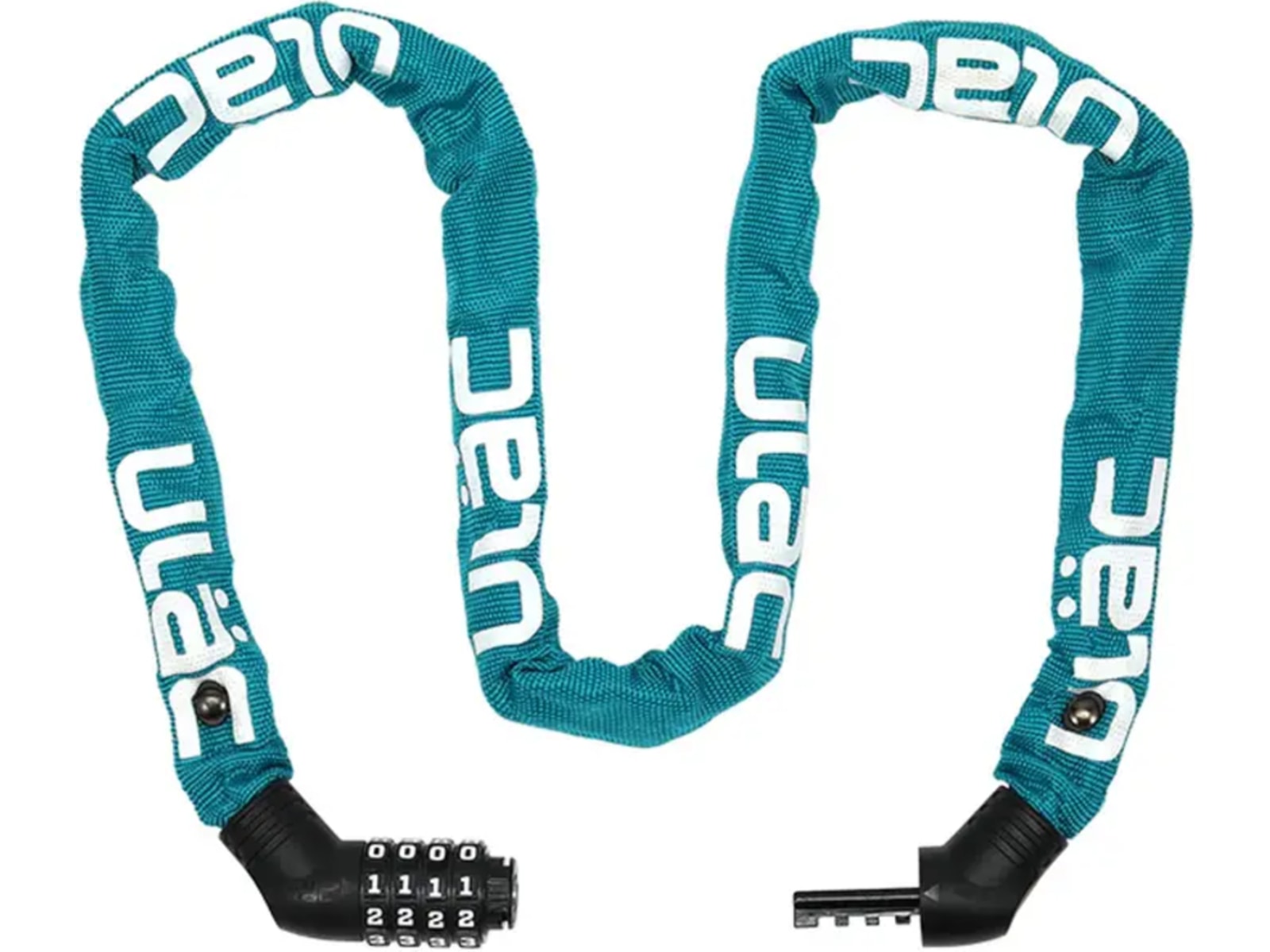 ULAC Street Fighter Combination Chain Lock, Teal