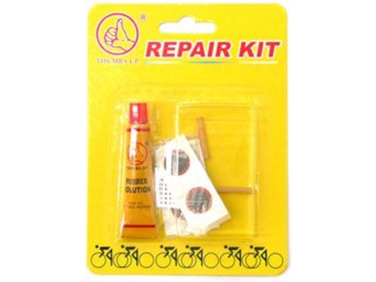 DIY Repair Kit with 6 x 15 mm Cold Patches and 10 cc Rubber Solution