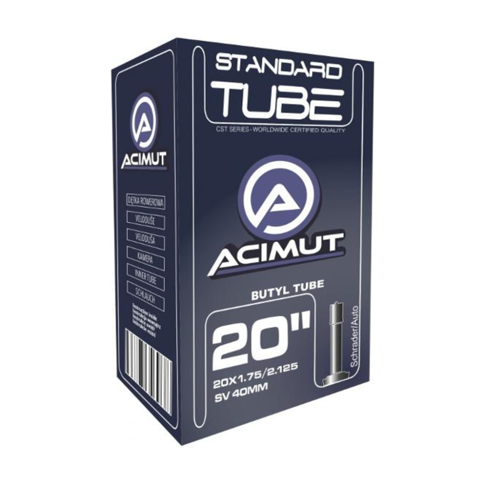 CST Acimut Inner Tube, 20 × 1.75–2.125, Schrader 40 mm