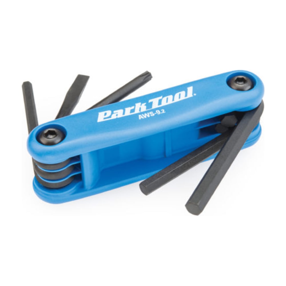 Park Tool AWS-9.2 Fold-Up Hex Wrench and Screwdriver Set