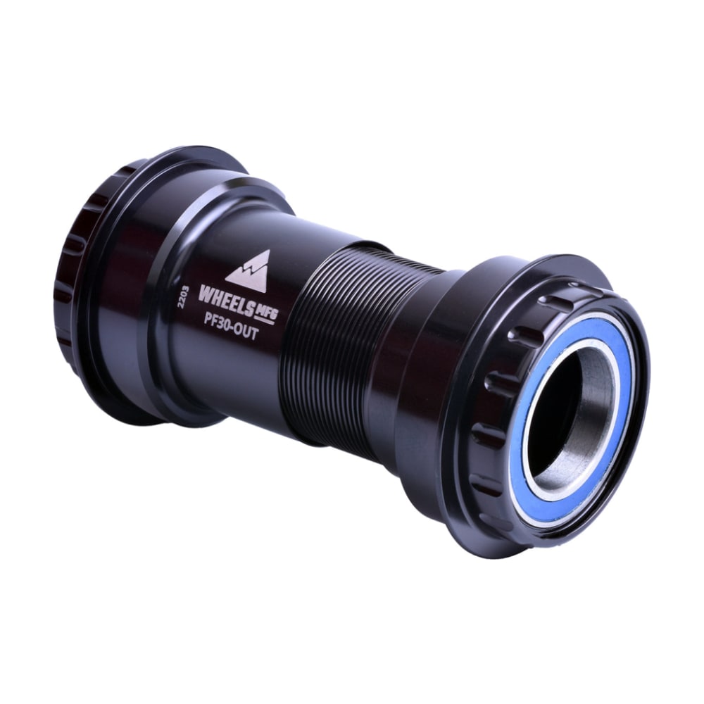Wheels Manufacturing PF30 Outboard Bottom Bracket for 24 mm Shimano Cranks, ABEC-3, Black