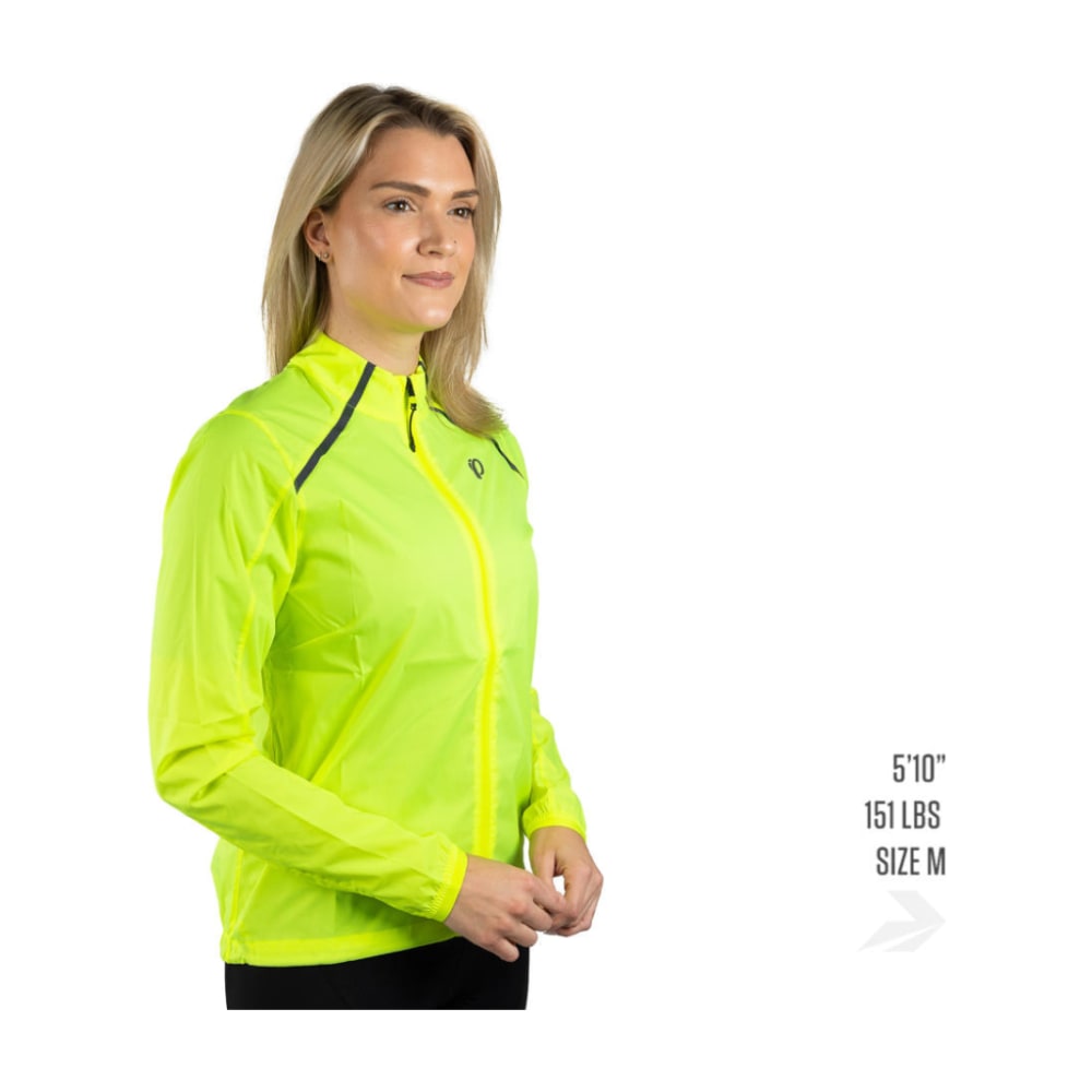 Pearl Izumi Women's Zephrr Barrier Jacket, Screaming Yellow, Medium
