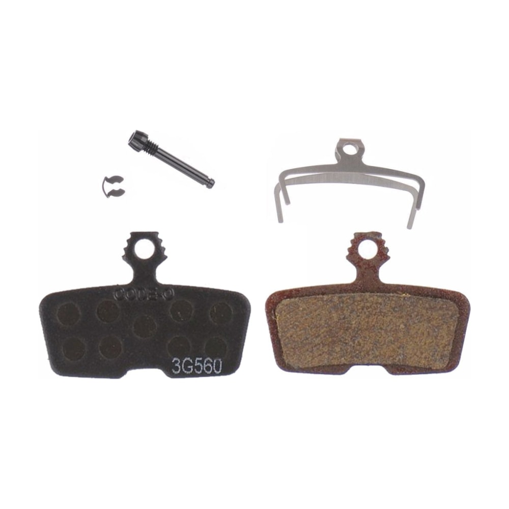 SRAM Large Disc Brake Pads, Quiet Organic, Steel Back (Code, Guide RE, G2 RE, DB8)