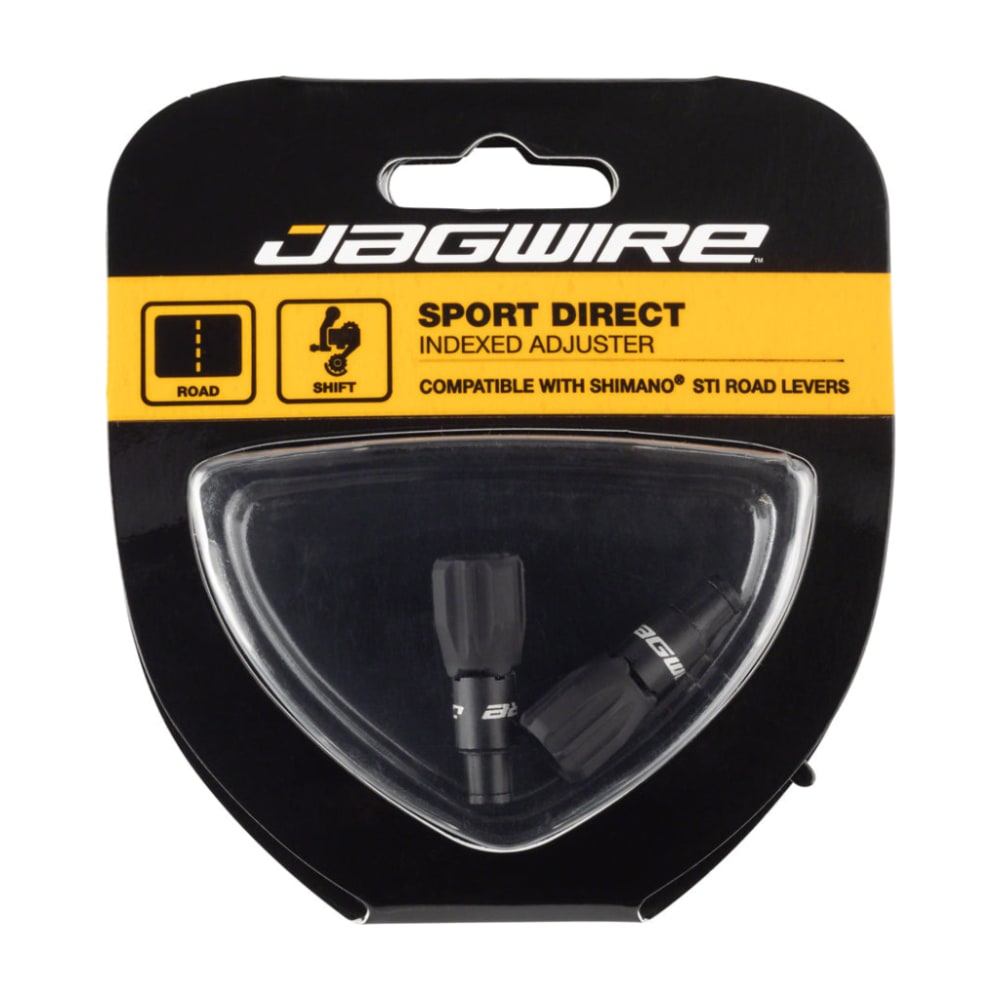 Jagwire Sport Direct Rocket II Cable Tension Adjusters, Pair, Black