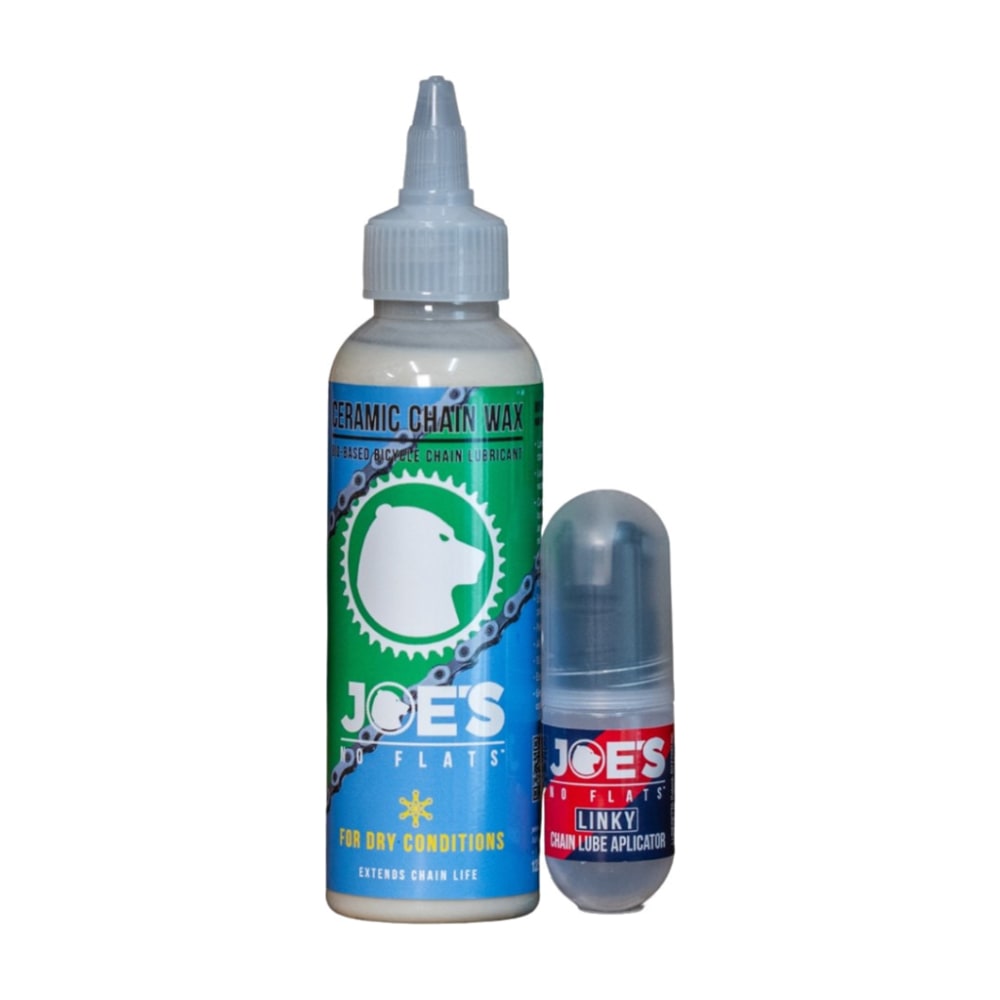 Joe's No Flats Ceramic Chain Wax Dry 125 ml with Linky Applicator 15 ml