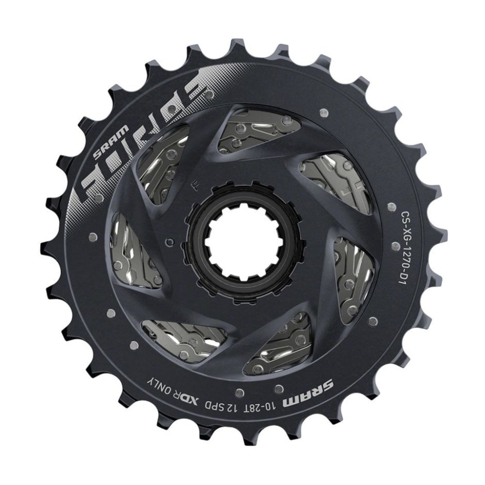 SRAM Force AXS XG-1270 12-Speed XDR Cassette 10-28T, Silver