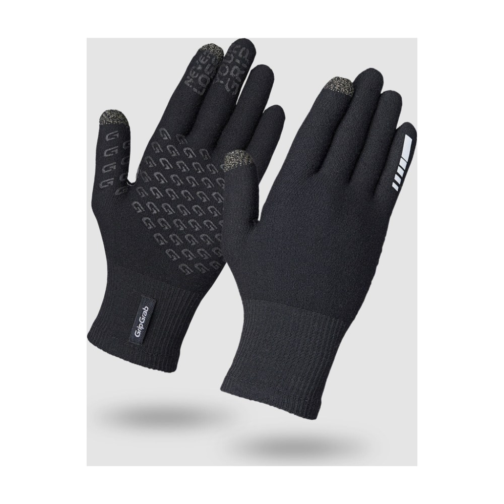 GripGrab Primavera 2 Merino Gloves, Black, XL/XXL