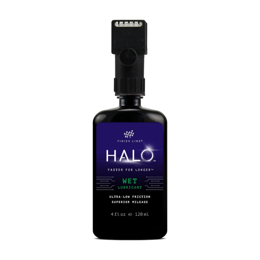 Finish Line HALO Wet Chain Lubricant 120 ml with Smart Luber