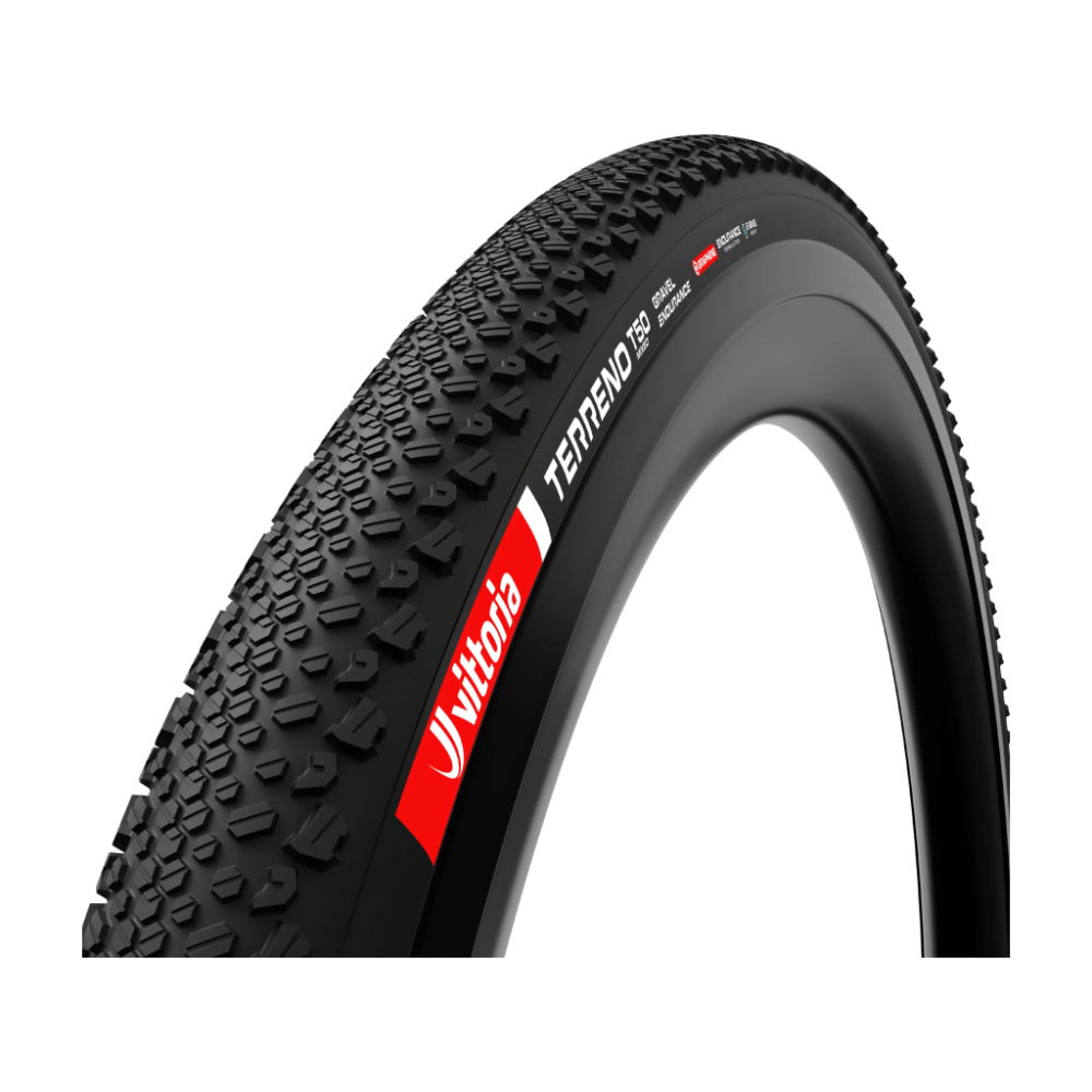 Vittoria Terreno T50 Mixed Gravel Endurance Tyre, 700 × 45c, Black