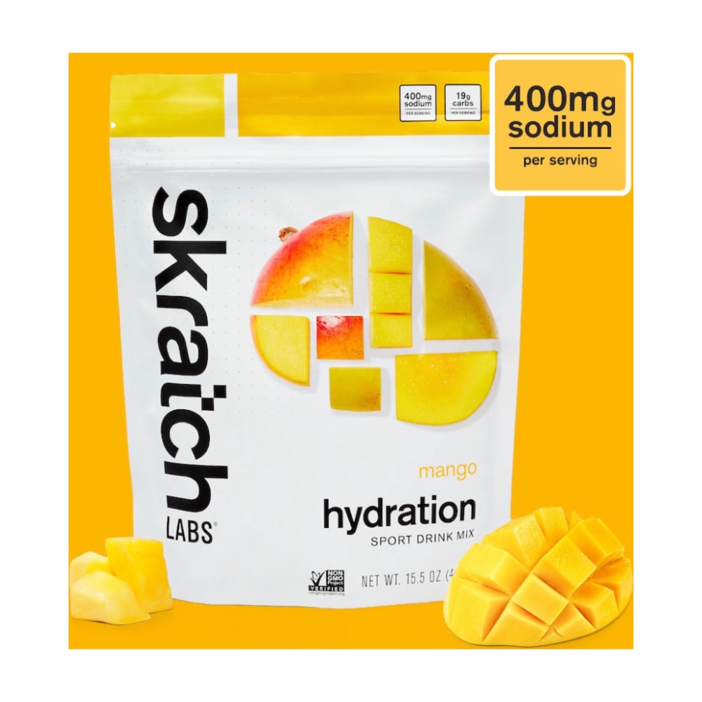 Skratch Labs Hydration Sport Drink Mix 20 Servings, Mango