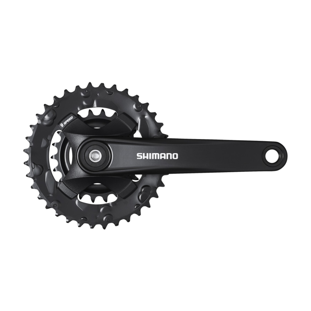 Shimano Altus FC-MT101 2x9-Speed Crankset 36-22T, Black