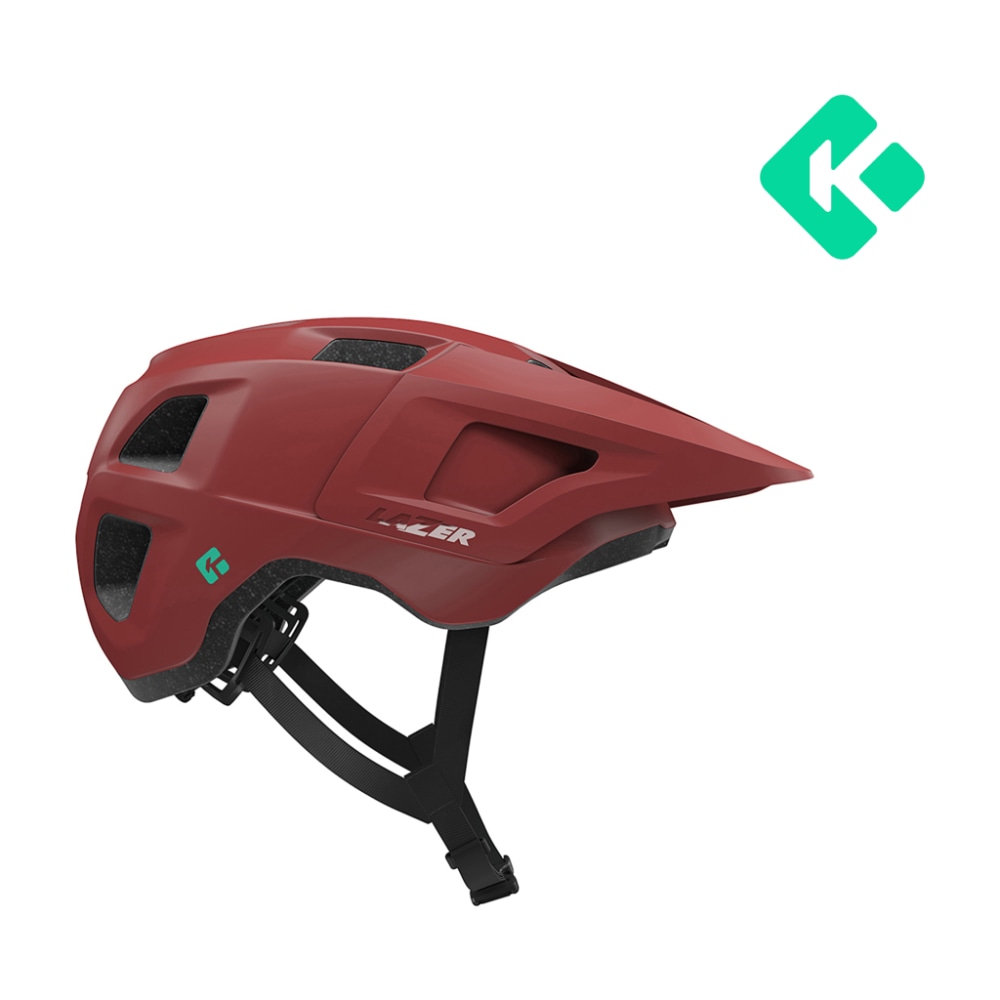 Lazer Lupo KinetiCore Helmet, Matte Maroon, Unisize