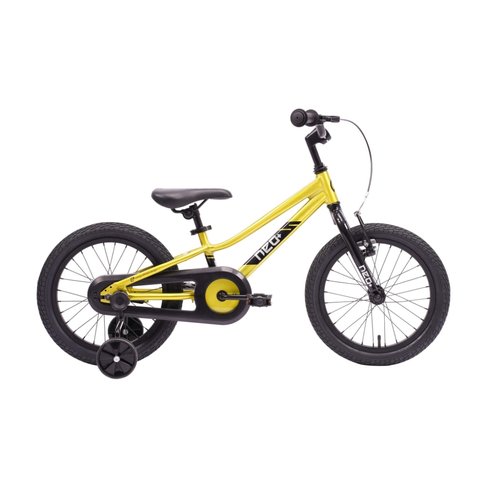Neo+ 16 Kids Bike, Chrome Lime Green