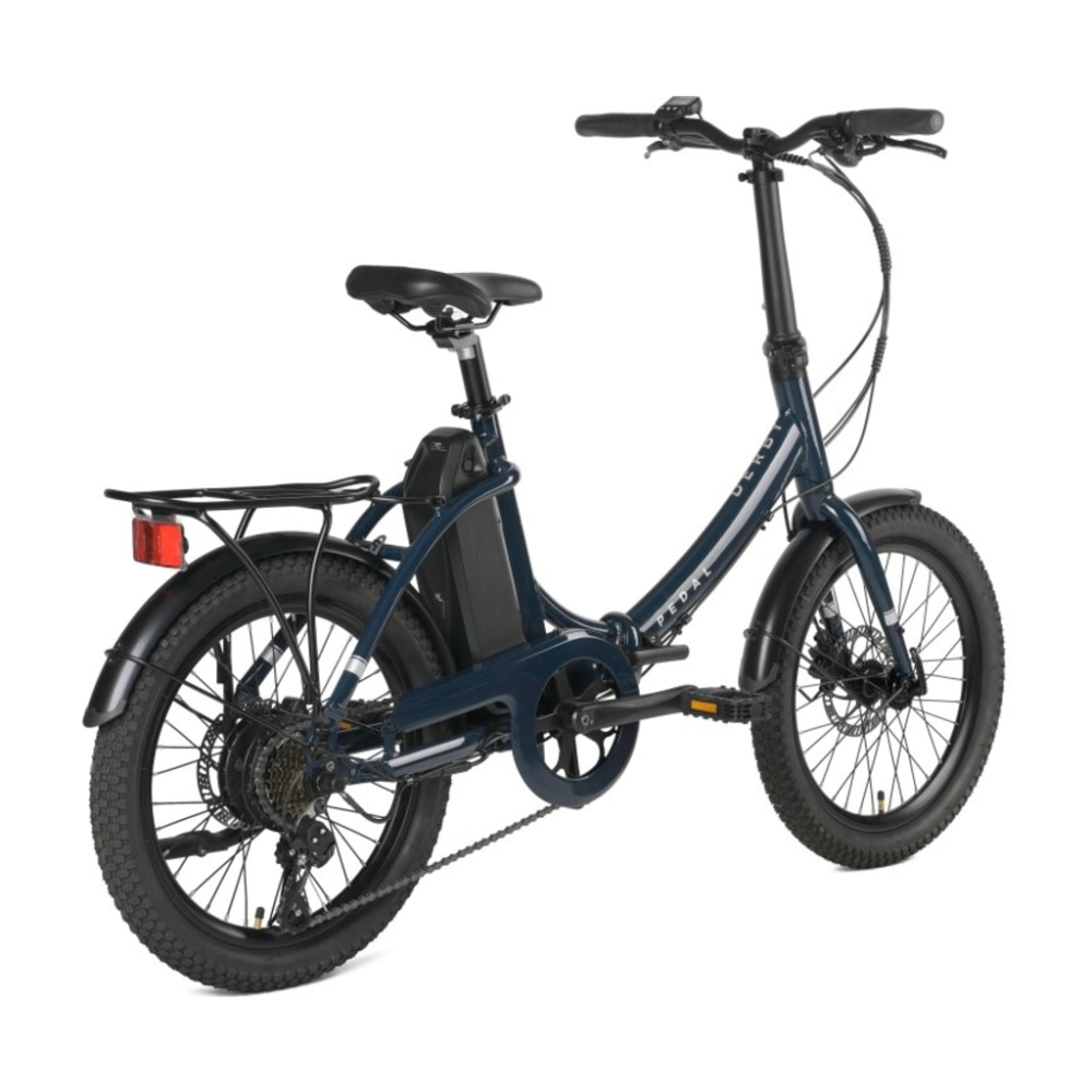 Pedal Derby Electric Folding Bike, Dark Navy