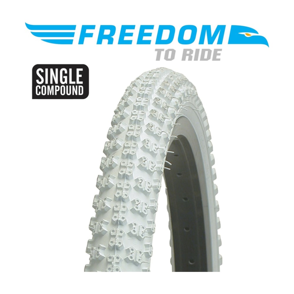 Freedom MX3 Tyre 20 x 2.125", White