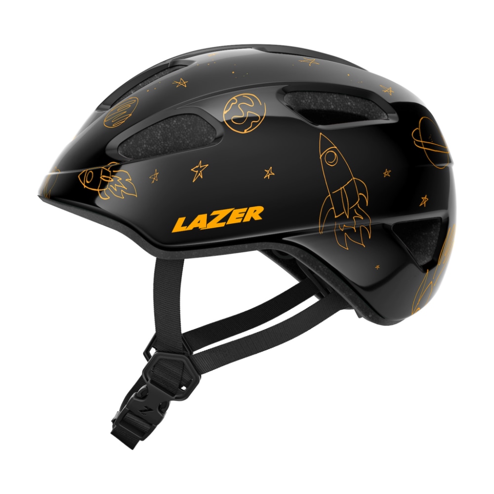 Lazer P'Nut 2.0 KinetiCore Kids Helmet, Flying Rocket