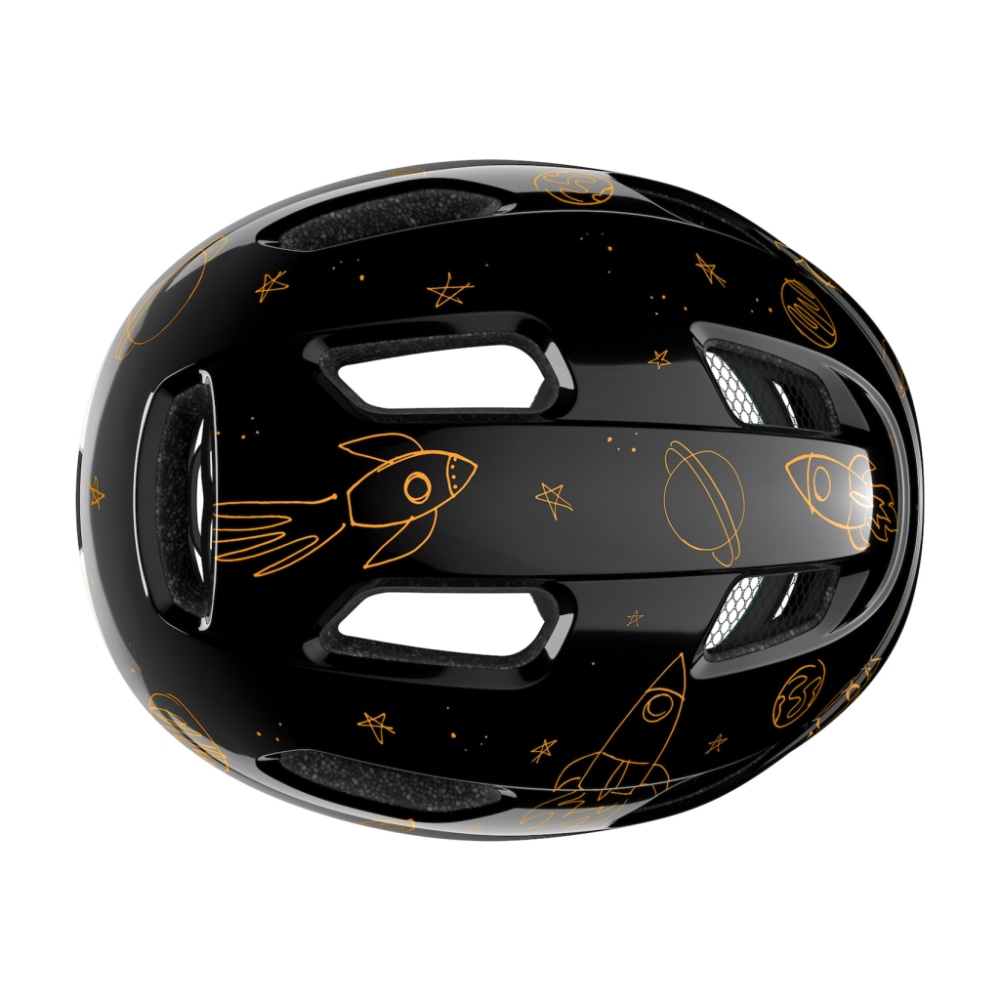 Lazer P'Nut 2.0 KinetiCore Kids Helmet, Flying Rocket