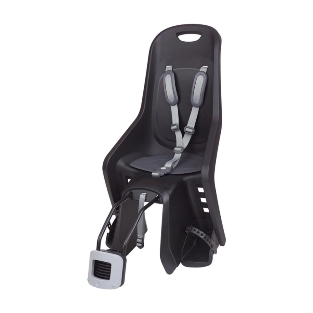 Polisport Koolah Rack Mount Child Seat, Dark Grey/Silver