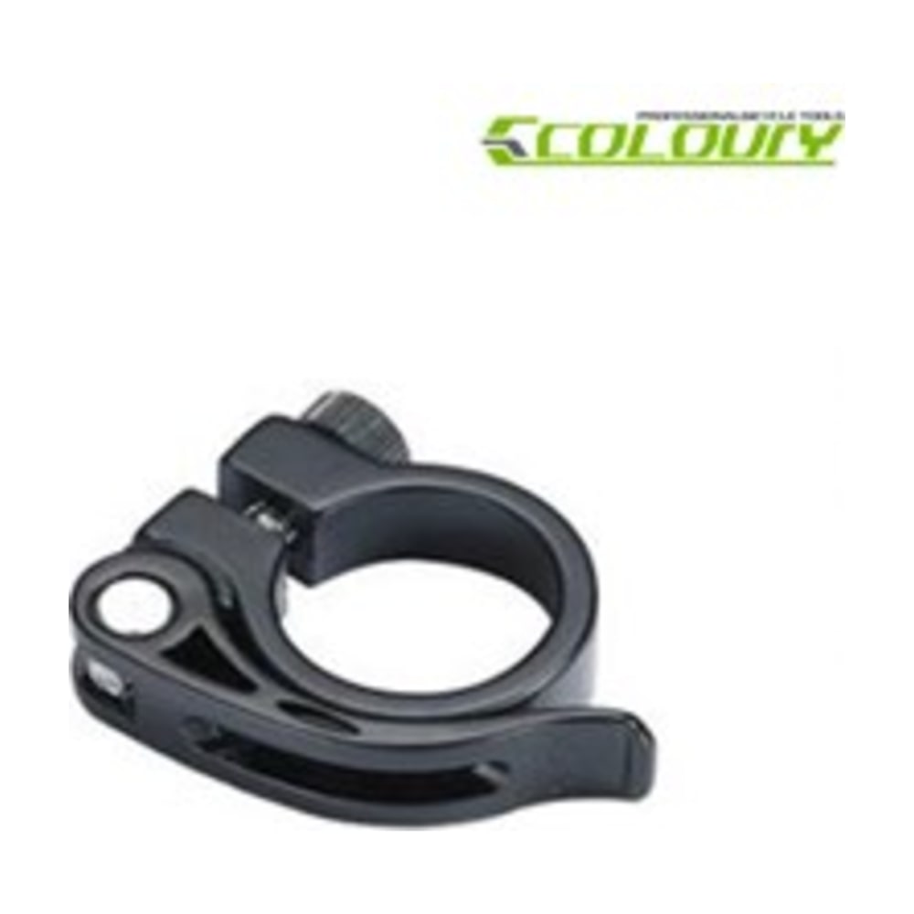 Alloy Seat Post Clamp with Lip 31.8 mm, Black