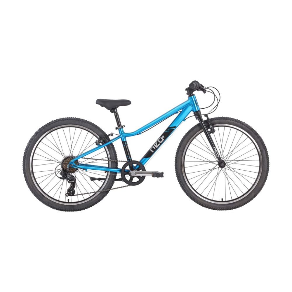 Neo+ 24 7-Speed Kids Bike, Chrome Sky Blue