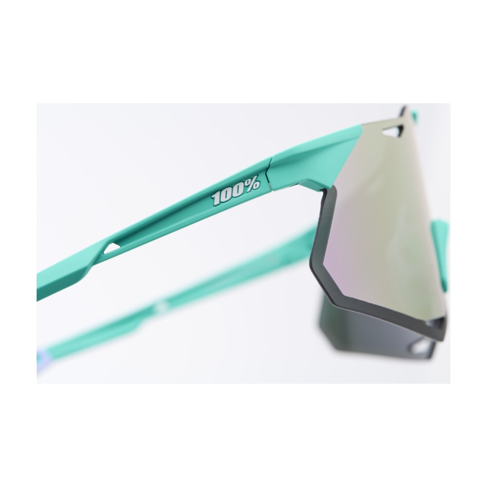 100% HYPERCRAFT XS Sunglasses, Soft Tact Mint, HiPER Lavender Lens