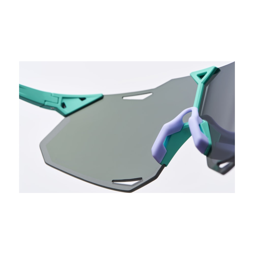 100% HYPERCRAFT XS Sunglasses, Soft Tact Mint, HiPER Lavender Lens