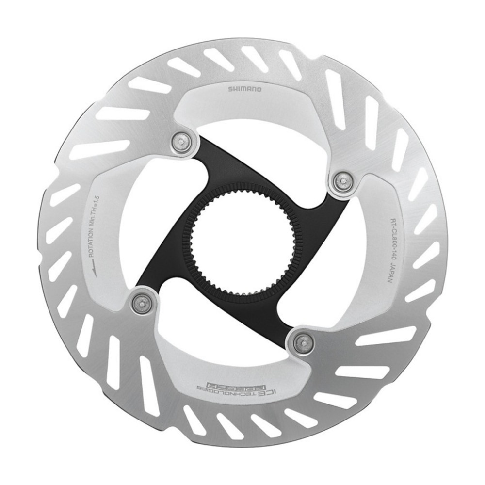 Shimano XTR RT-MT900 Centre Lock Disc Rotor 140 mm, Silver/Black