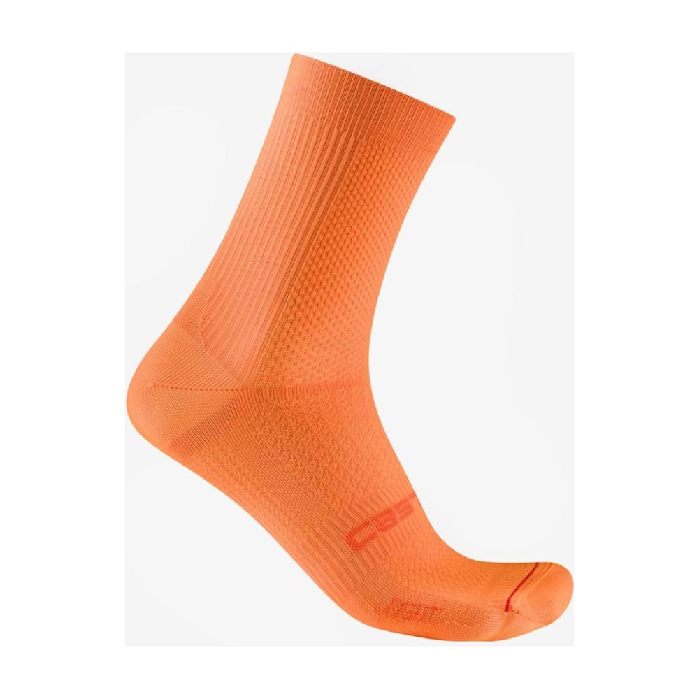 Castelli Espresso 2 Women's 12 Sock, Vivid Orange