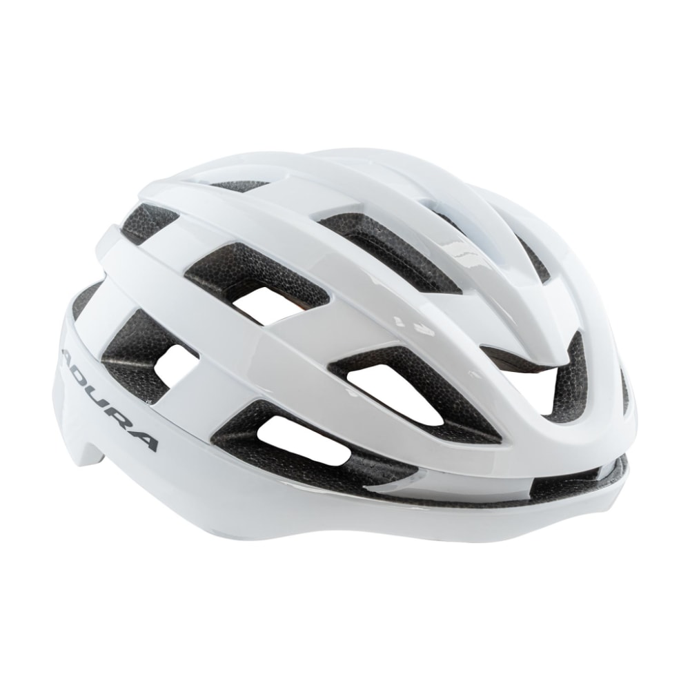Adura Corsa+ Shield-X Helmet, Gloss White, Large