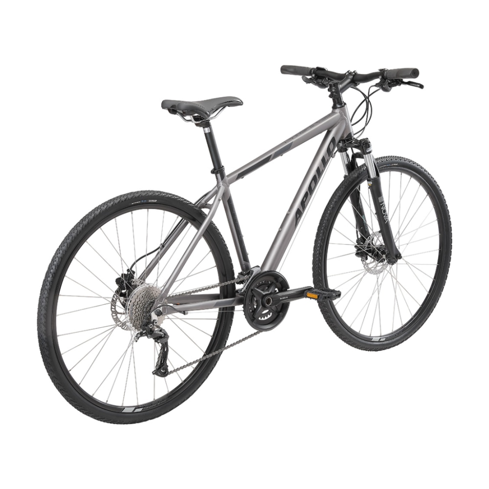 Apollo Transfer 30 Hybrid Bike, Matte Sand/Black, Small