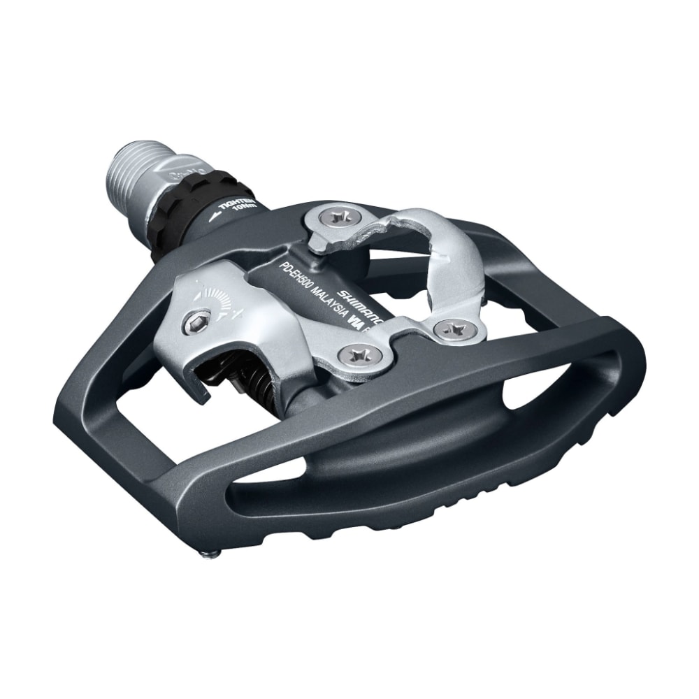 Shimano PD-EH500 Single-Sided SPD Pedals with SH56 Cleats, Dark Grey