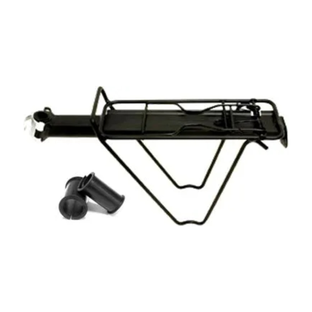 Alloy Seat Post Mounted Rear Carrier, Black