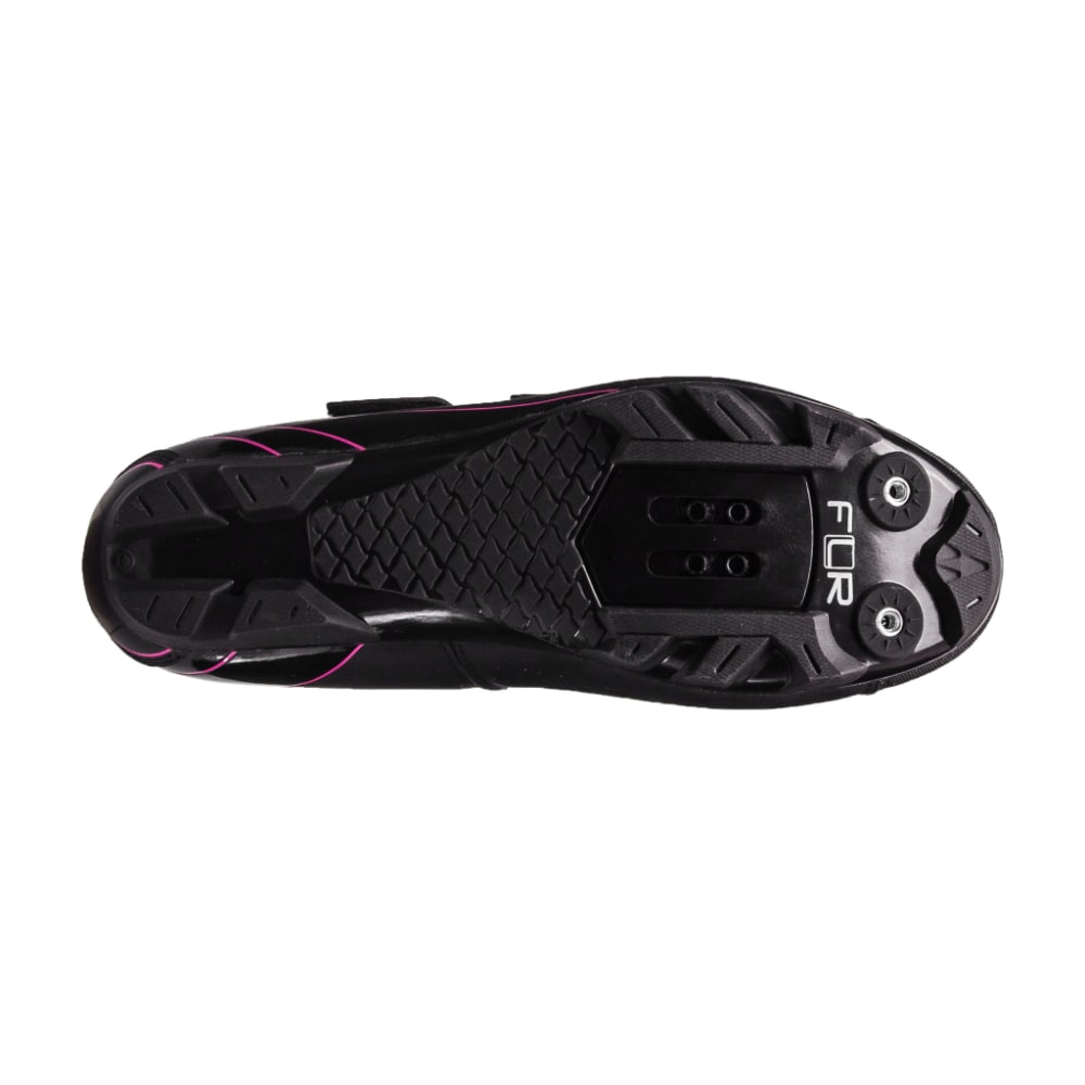 FLR F-55 III Women's MTB Shoes, Black/Pink, Size 38