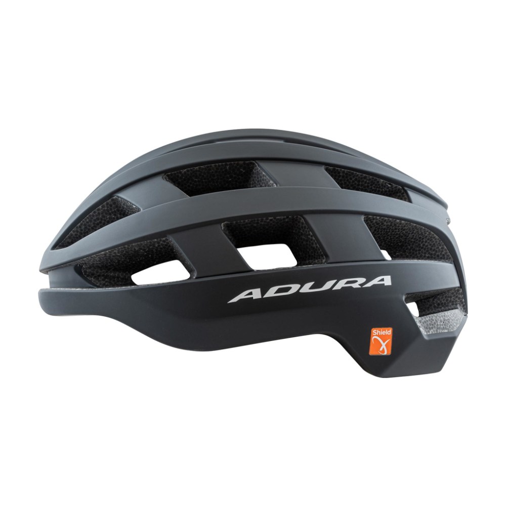 Adura Corsa+ Shield-X Helmet, Matte Black, Large