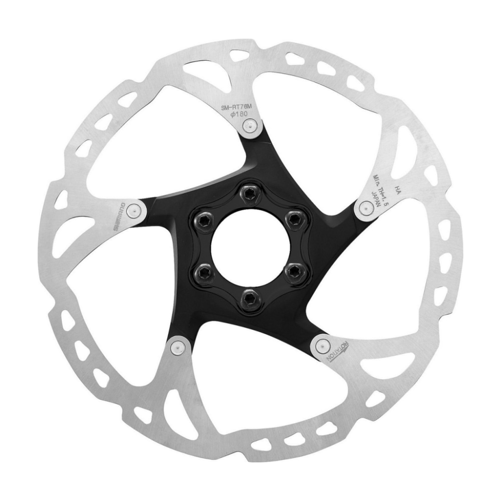 Shimano XT SM-RT76 6-Bolt Disc Brake Rotor 180 mm