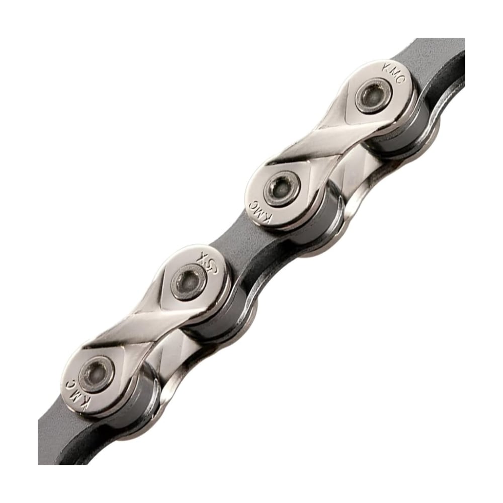 KMC X8.93 6/7/8-Speed Chain 116L with Connector, Silver/Grey