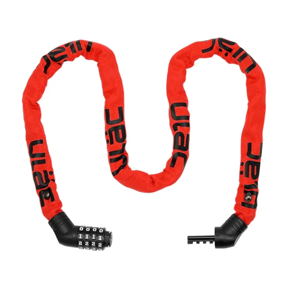 ULAC Street Fighter Combination Chain Lock, Red