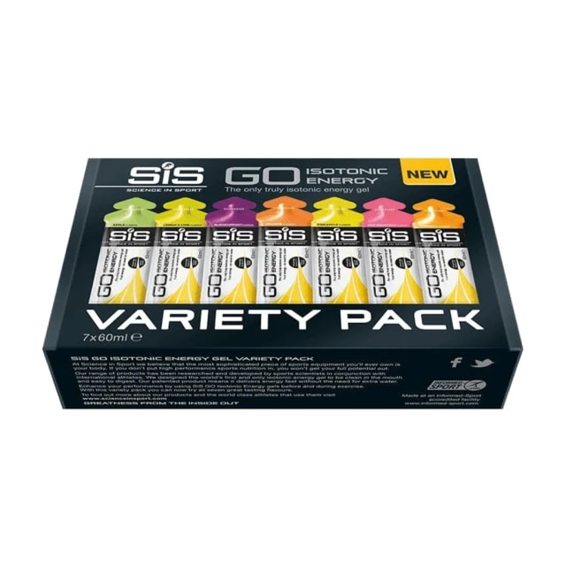 SIS sis go isotonic energy gel 7x 60ml variety pack