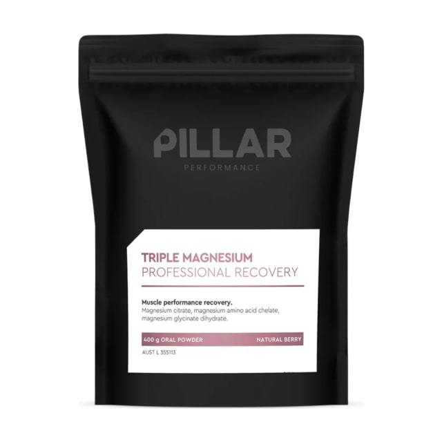 Pillar Pillar Triple Magnesium Powder Natural Berry Volume Pack Pouch 400g