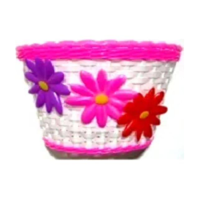 BASKET - Front, Kids, White Pink