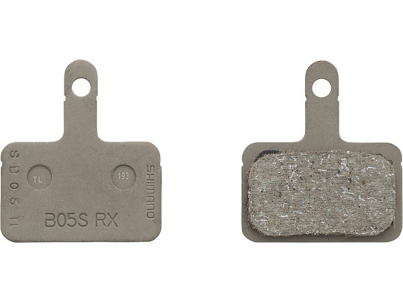 Shimano BP-B05S-RX Resin Disc Brake Pads with Steel Back