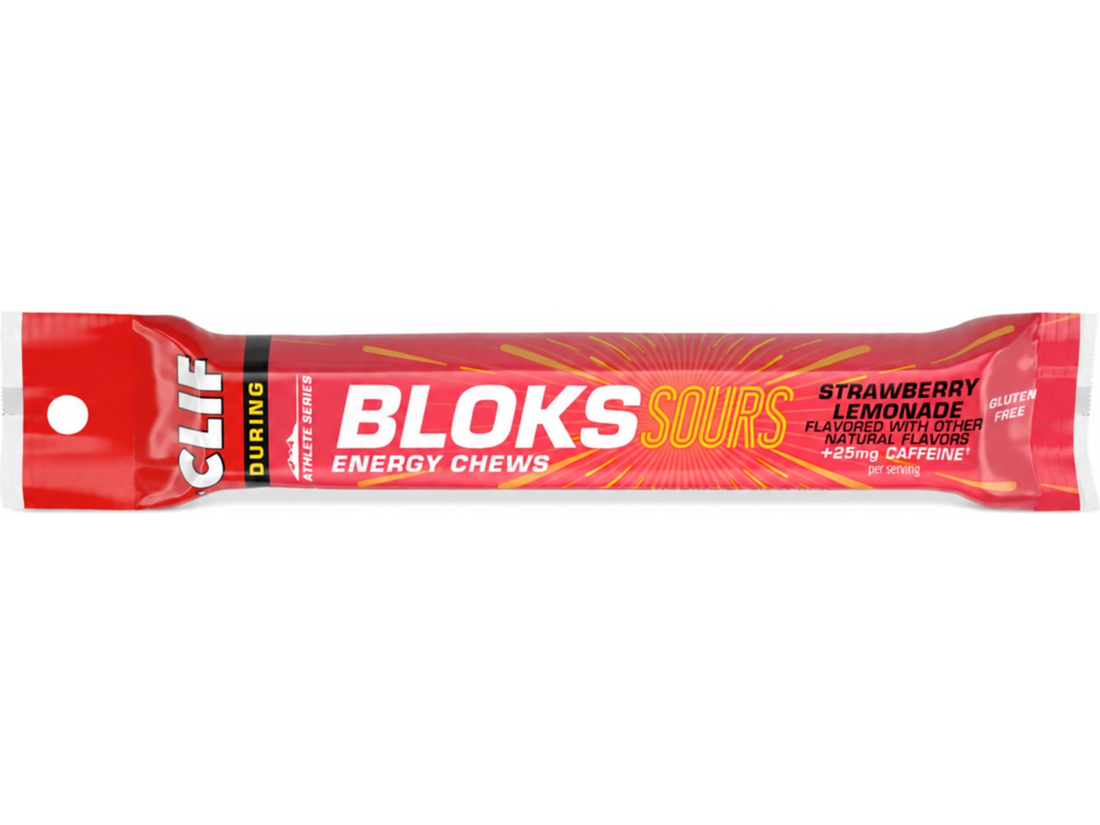 Clif Shot Bloks Energy Chews with 25 mg Caffeine, Sour Strawberry Lemonade