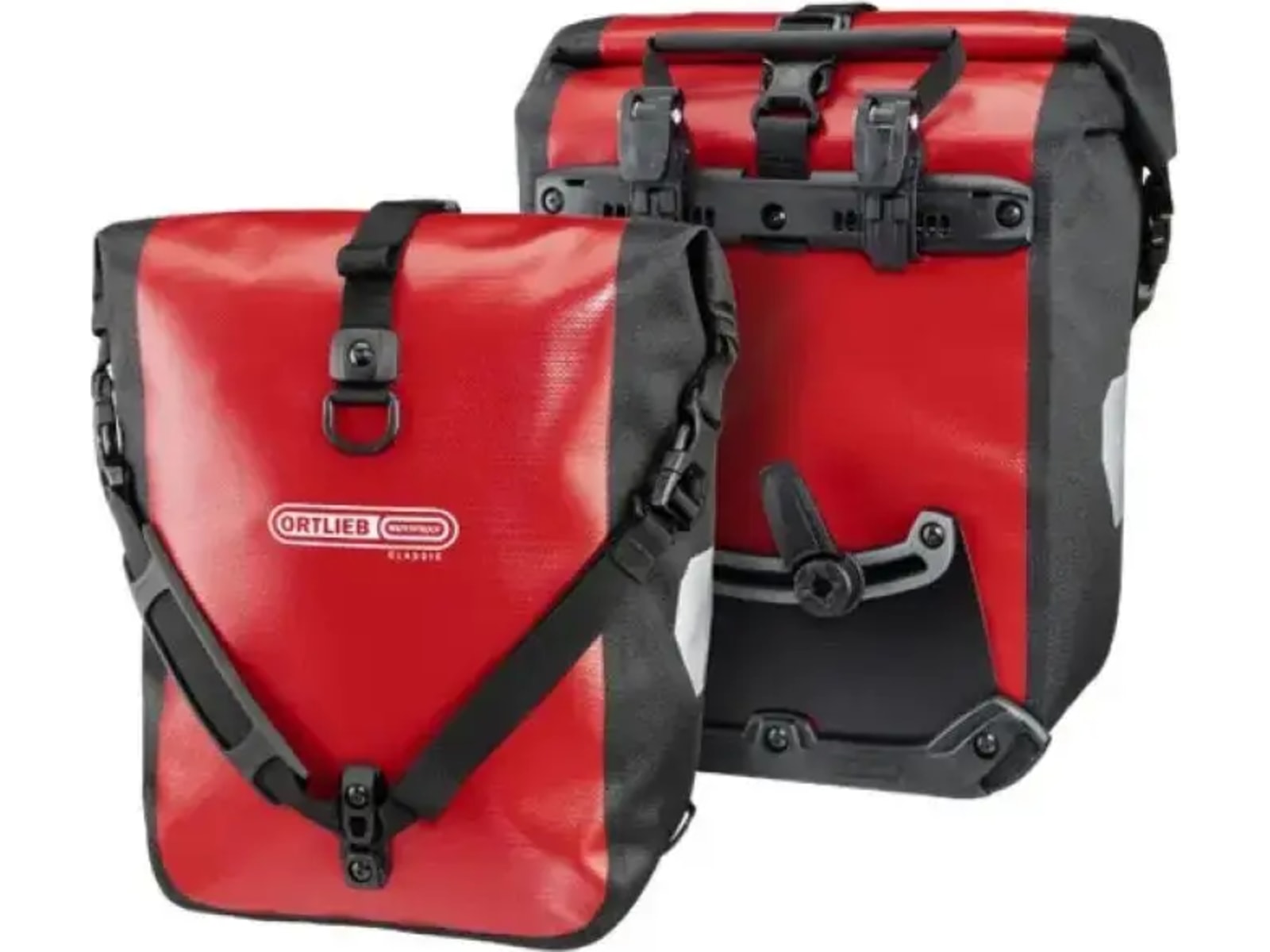 Ortlieb Back-Roller Classic Pannier Pair, Red/Black