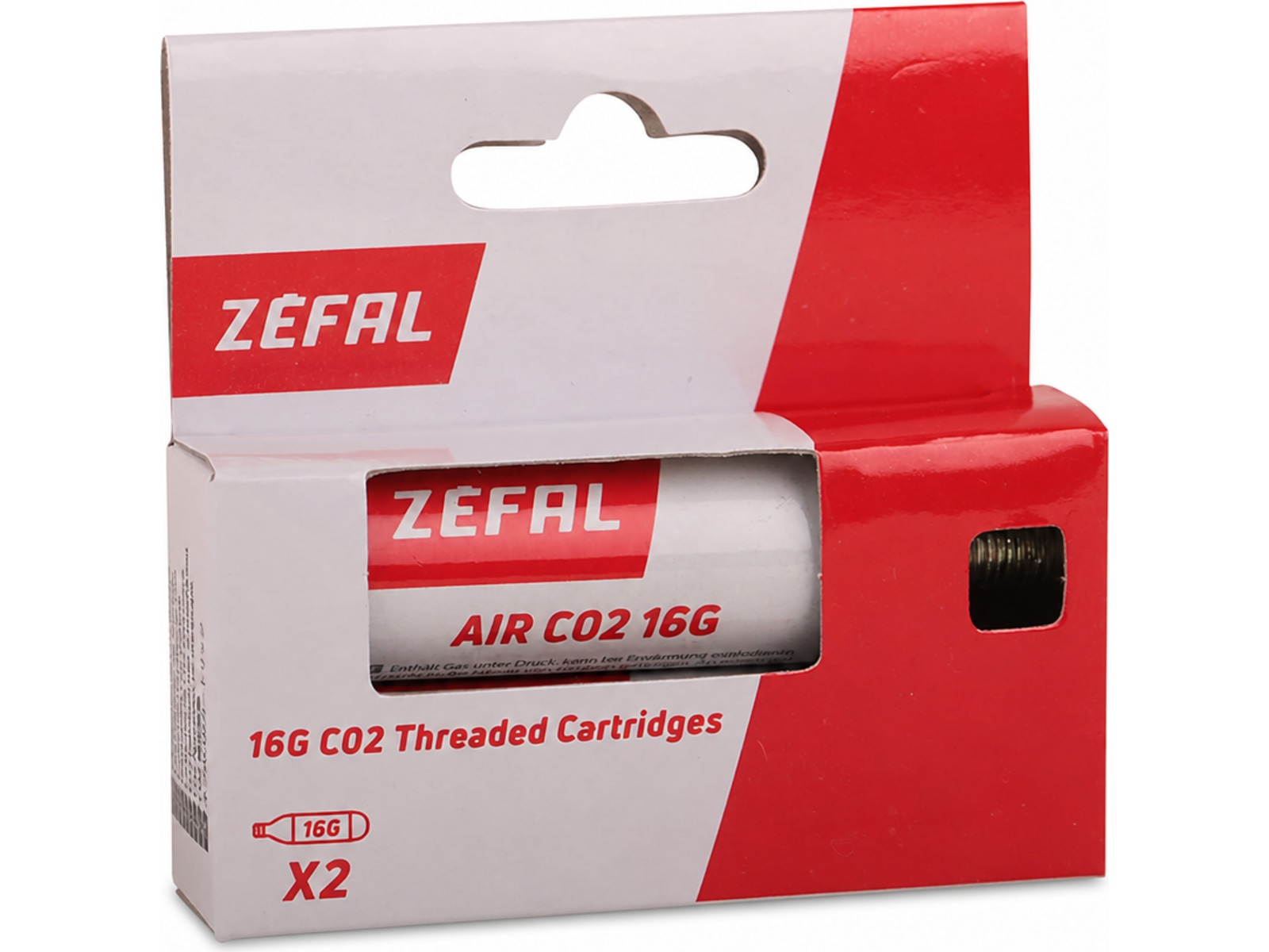 Zéfal Threaded CO2 Cartridges 16 g, 2 Pack